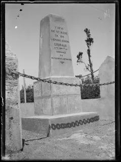 Historical image of memorial from unknown period