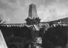 The French memorial in Mudros cemetery, photographed in 1921.