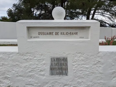 The ossuary in the French national cemetery at Seddul-Bahr.