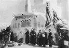 Dedication of the cemetery in 1930.