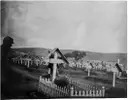 The French section of the military cemetery at Mudros.