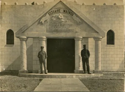 Historical image of memorial from unknown period
